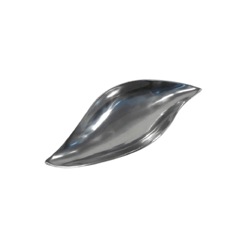 ALUMINIUM LEAF SERVING TRAY (POLISH)